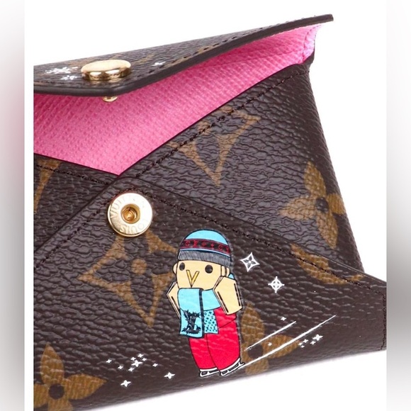 2023 Christmas Kiragami featuring a "Vivienne on a sled" Card Case -LK new - Picture 8 of 12